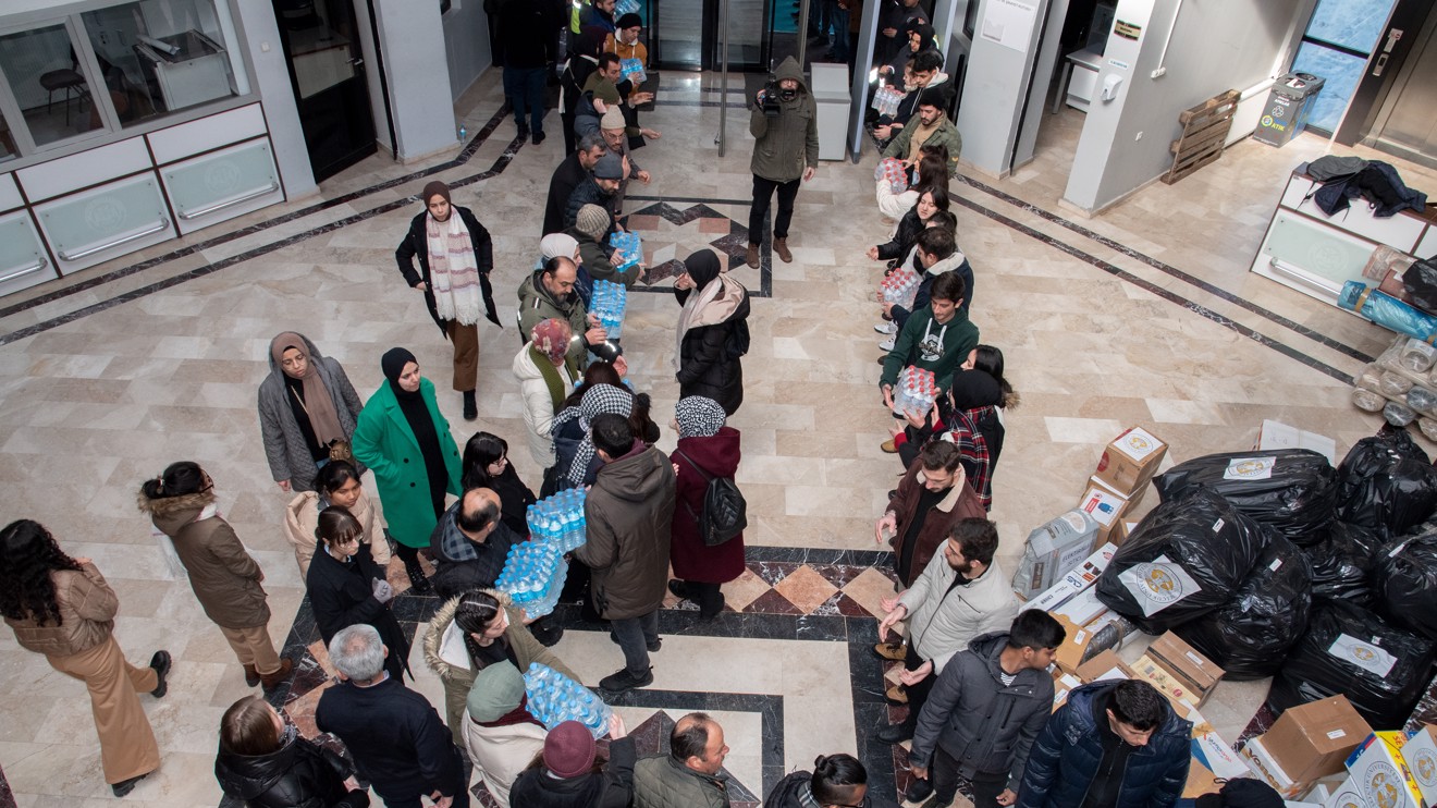Selçuk Üniversitesi, Ayni Yardım Kampanyası düzenledi